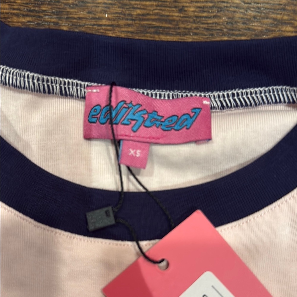 Edikted Long Sleeve light Pink Shirt NWT - Picture 2 of 6